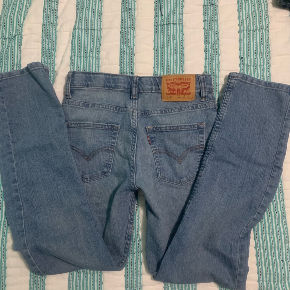 Bundle of two pairs if Levis 514 size 14, waist 27, Length 29 - Picture 3 of 6